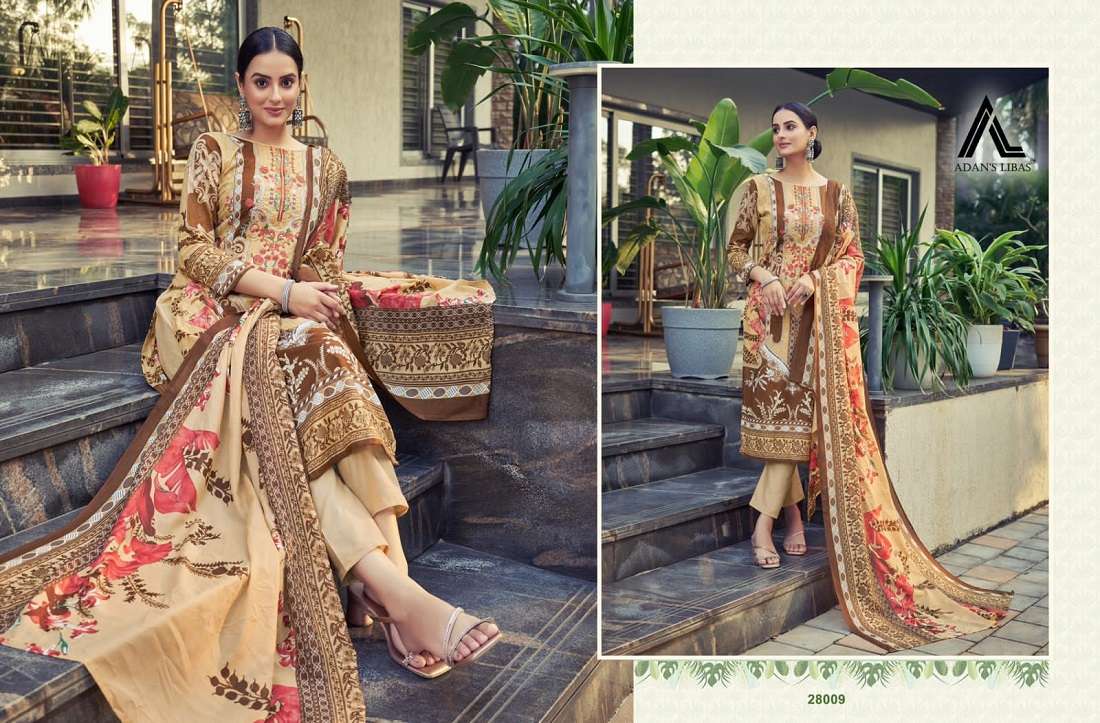Adan Libas Naira Vol-28 -Dress Material -Wholesale Catalog