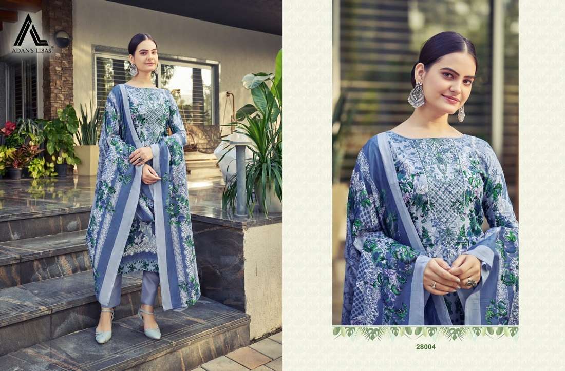 Adan Libas Naira Vol-28 -Dress Material -Wholesale Catalog