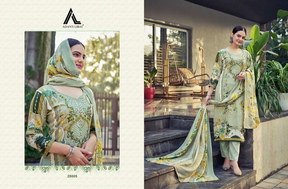 Adan Libas Naira Vol-28 -Dress Material -Wholesale Catalog