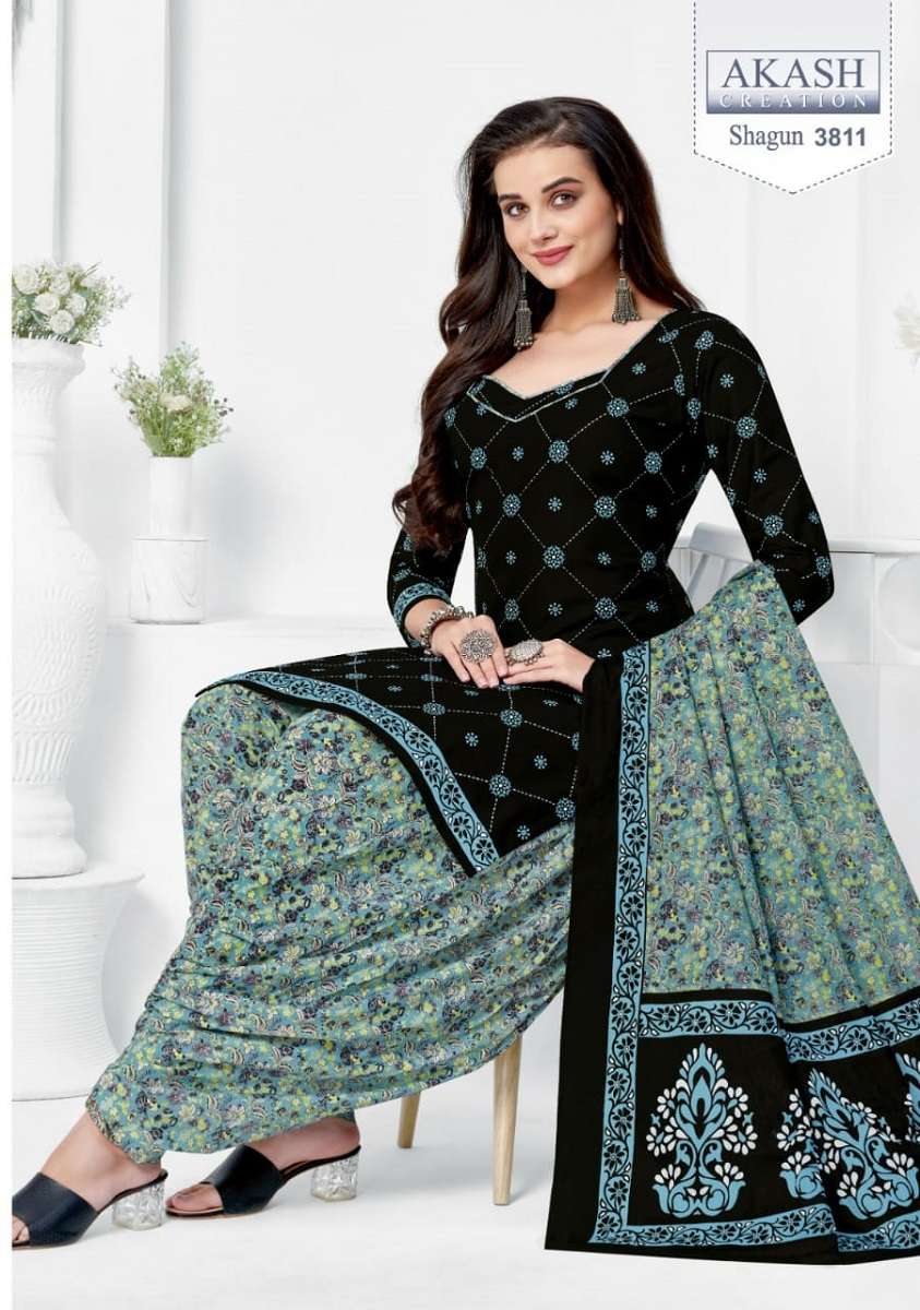 Akash Shagun Vol-38 -Dress Material -Wholesale Catalog