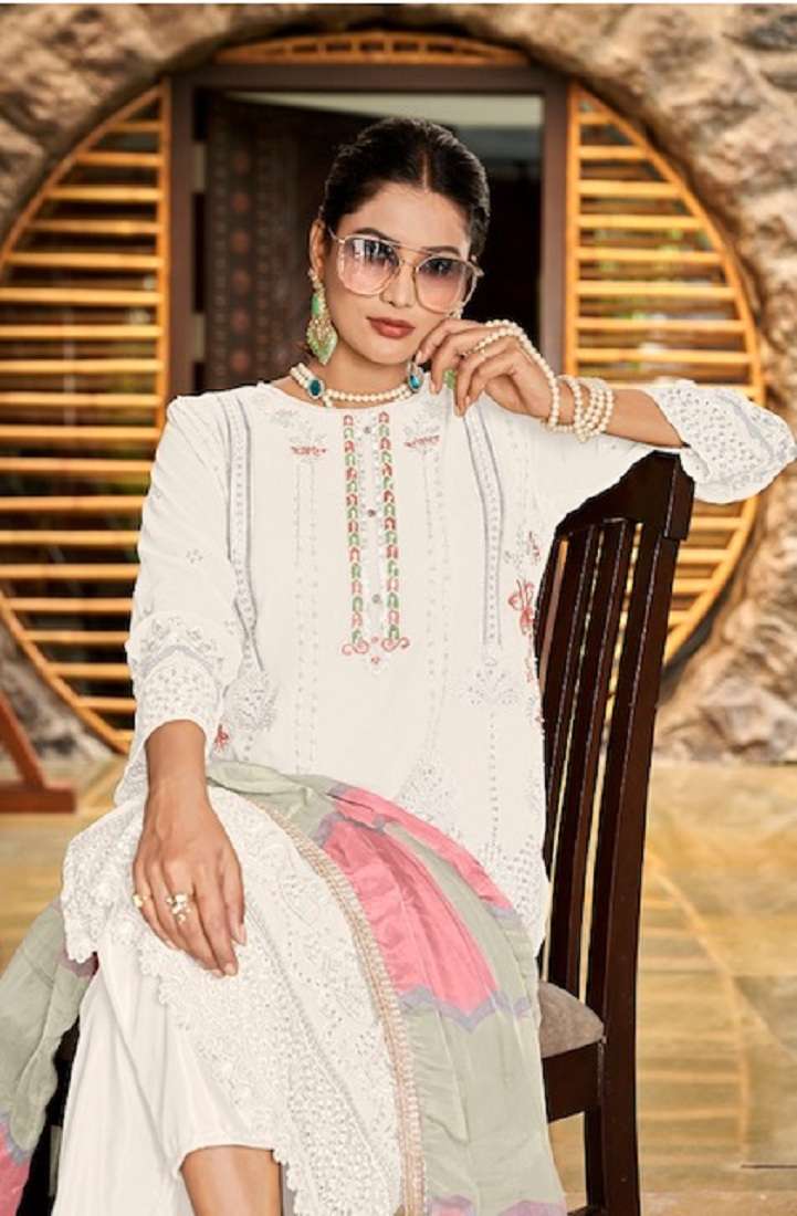 Al Fathima Afreen Faux Georgette Pakistani Suits Wholesale catalog