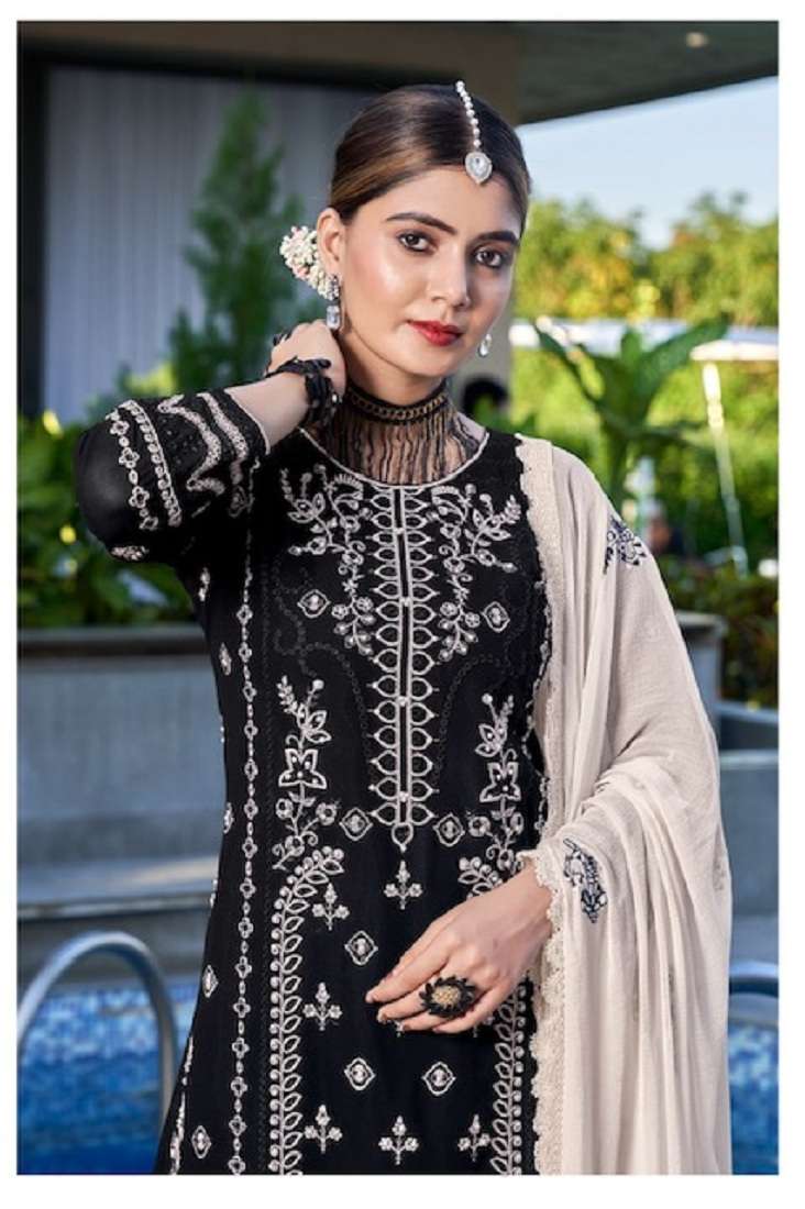 Al Fatima Afreen Design No. 101 -Dress Material -Wholesale Catalog