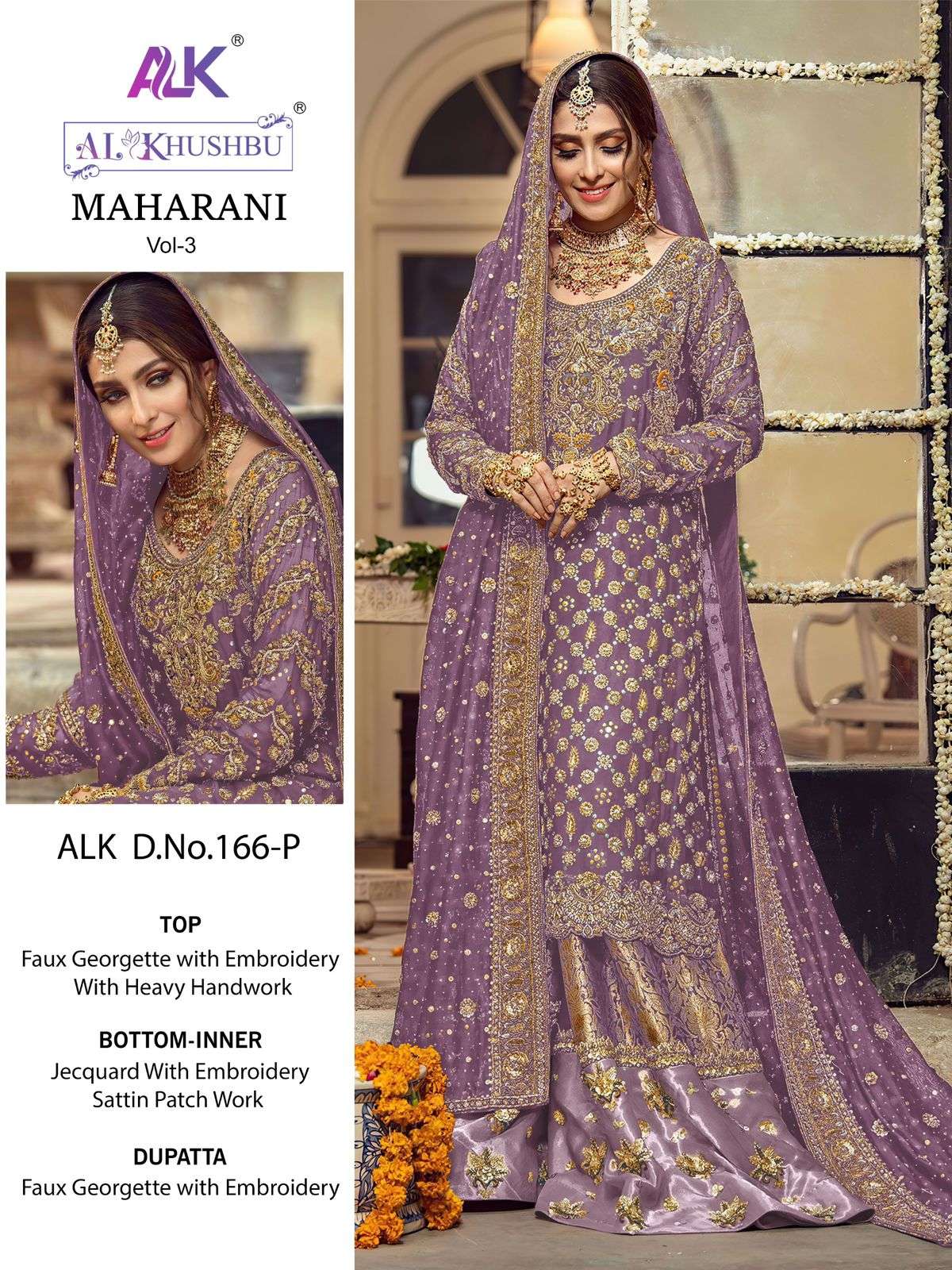 Al Khushbu Maharani Vol 4 Bridal Wear Pakistani Suit Wholesale catalog