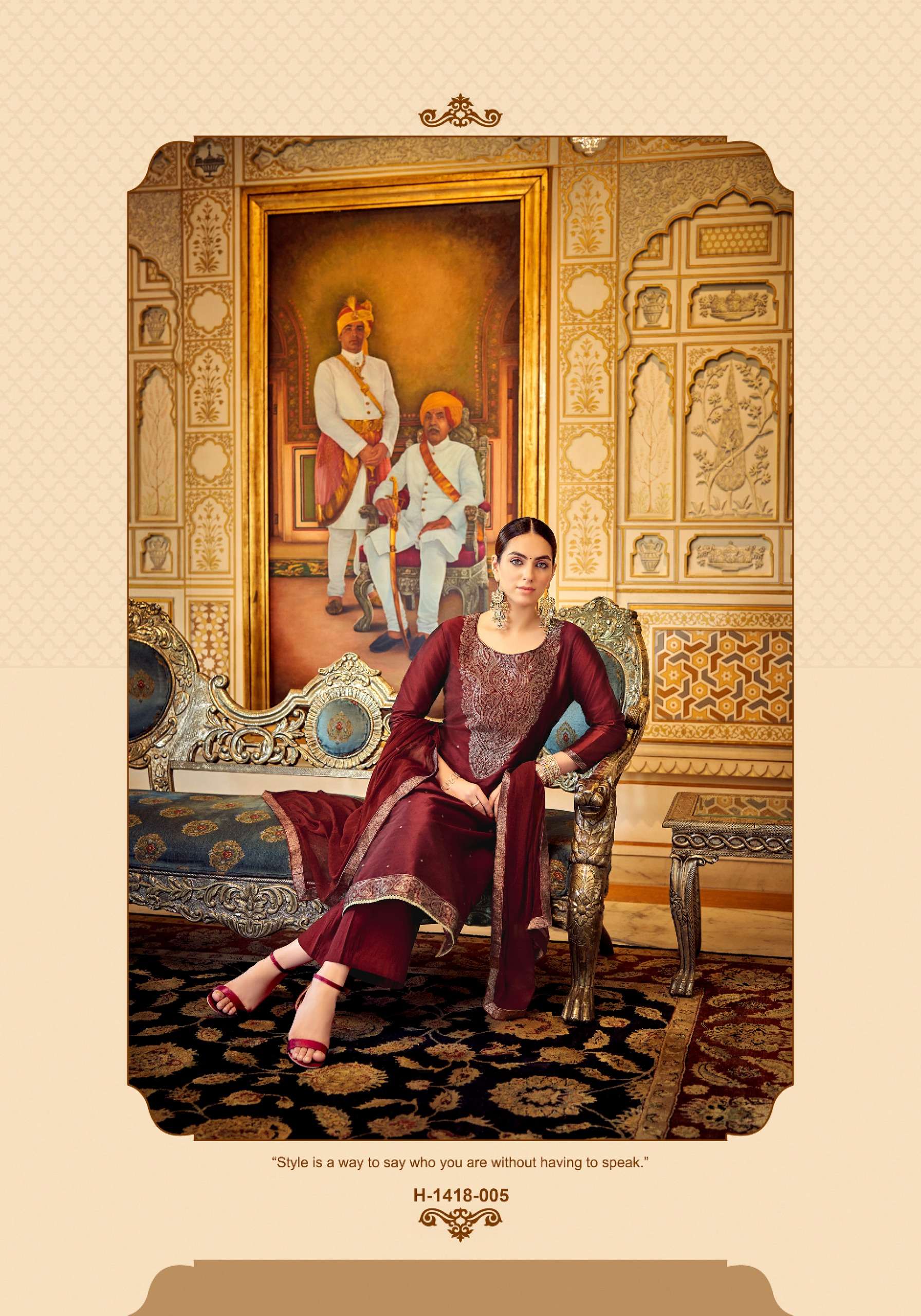 Alok Gharana Jacquard Designer Dress Material Wholesale catalog