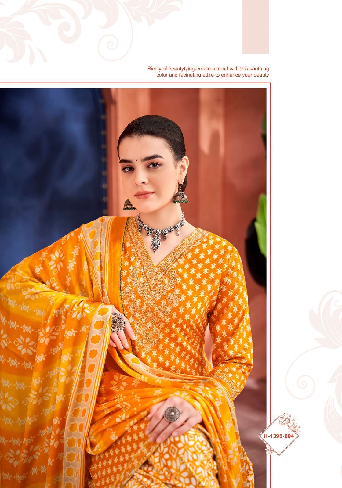 Alok Patiyala E Gold Edition 1 Designer Dress Material Wholesale catalog