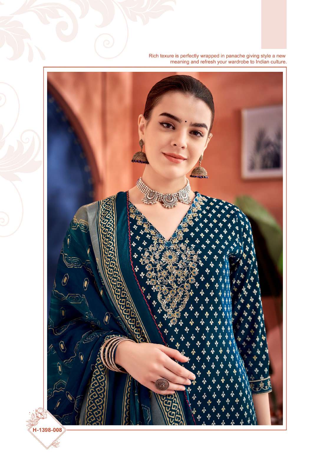 Alok Patiyala E Gold Edition 1 Designer Dress Material Wholesale catalog