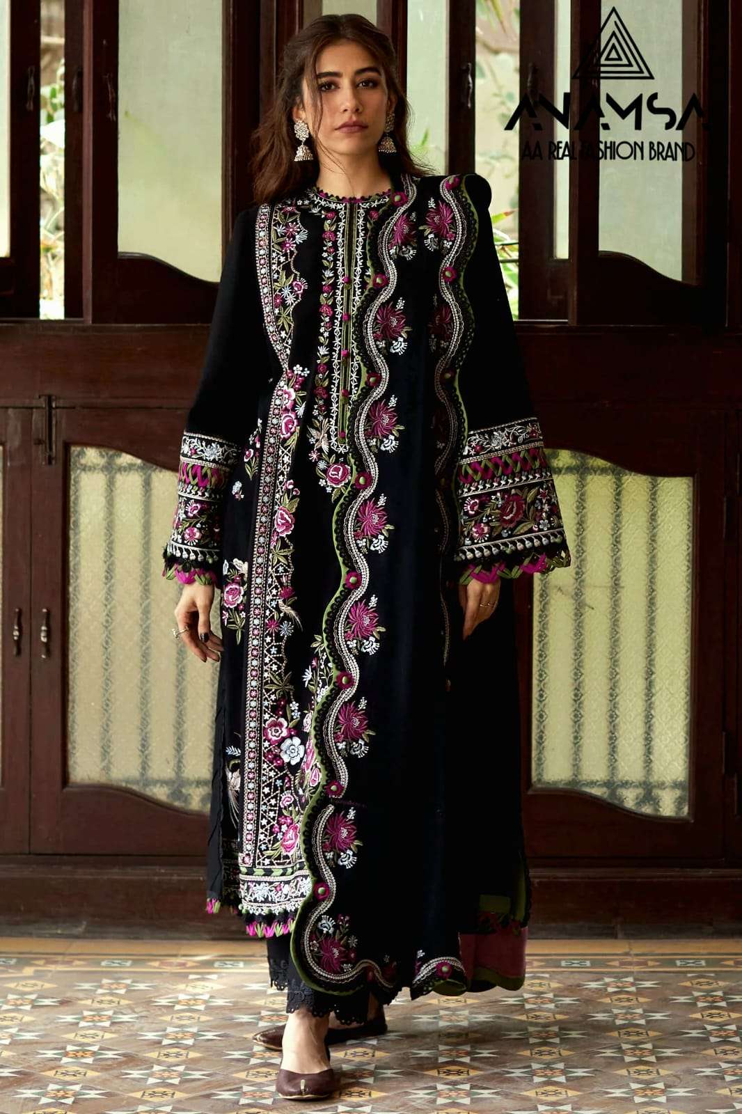 Anamsa 277 Pure Faux Georgette Salwar Kameez Wholesale catalog