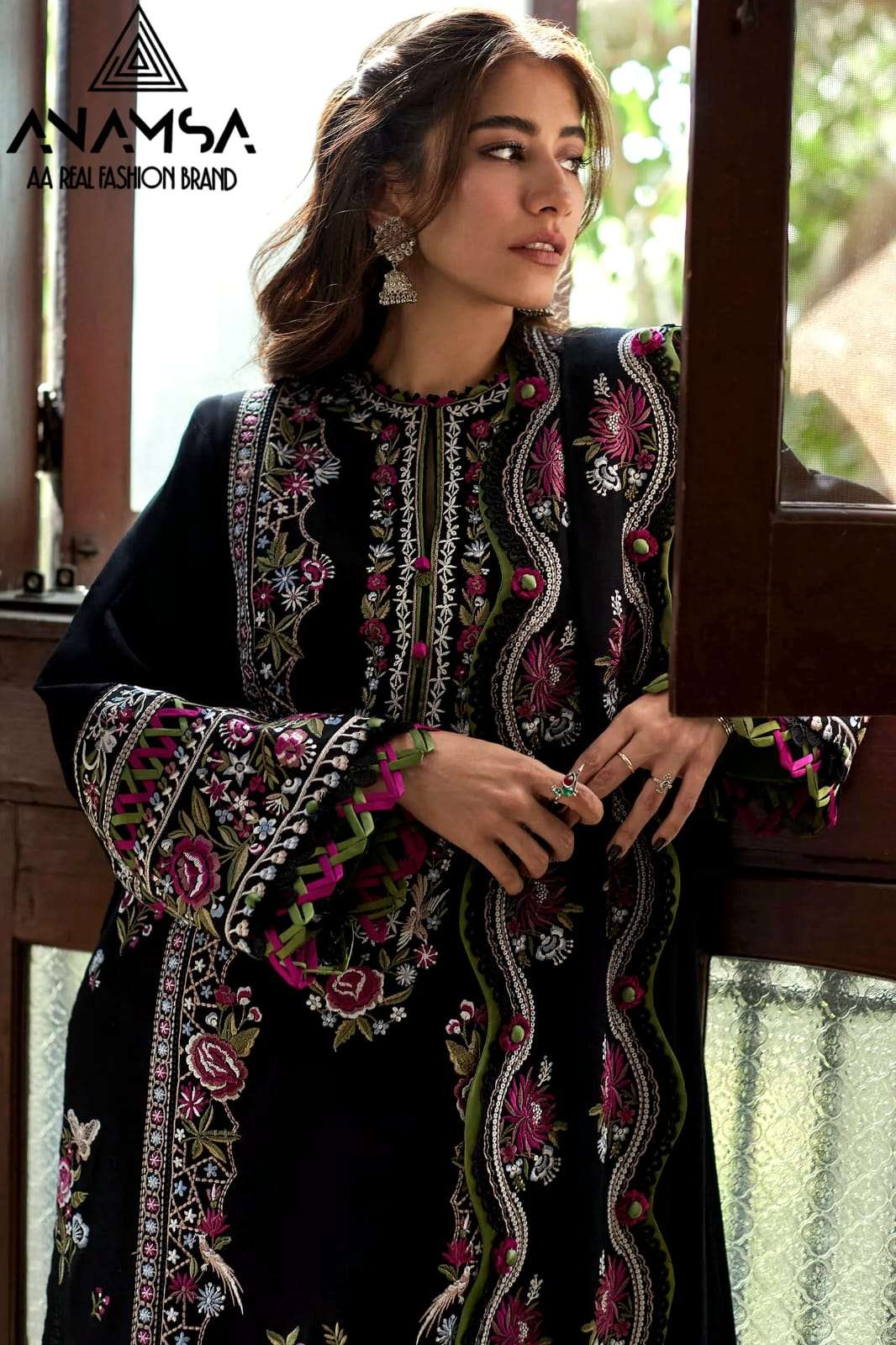Anamsa 277 Pure Faux Georgette Salwar Kameez Wholesale catalog