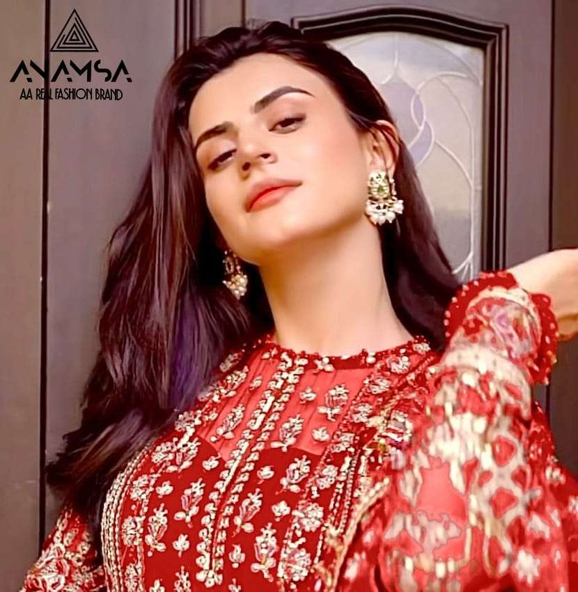 Anamsa 282 Faux Georgette Pakistani Suits Wholesale catalog
