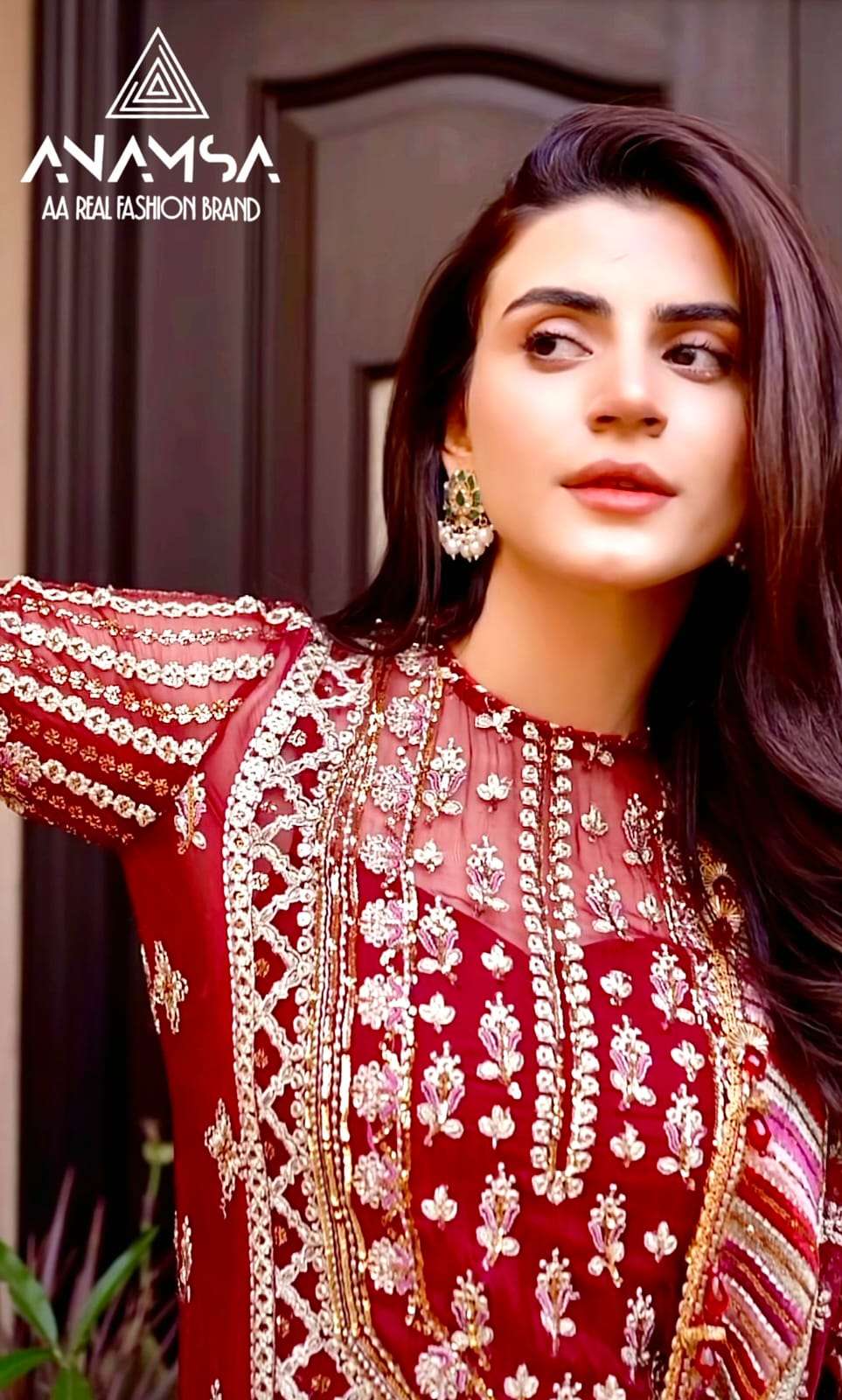 Anamsa 282 Faux Georgette Pakistani Suits Wholesale catalog