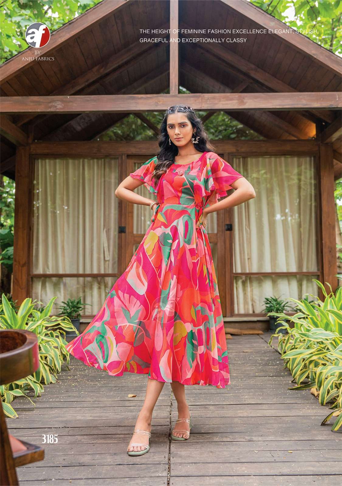 Anju Fabrics Coral Charm vol -3 Kurti Wholesale catalog
