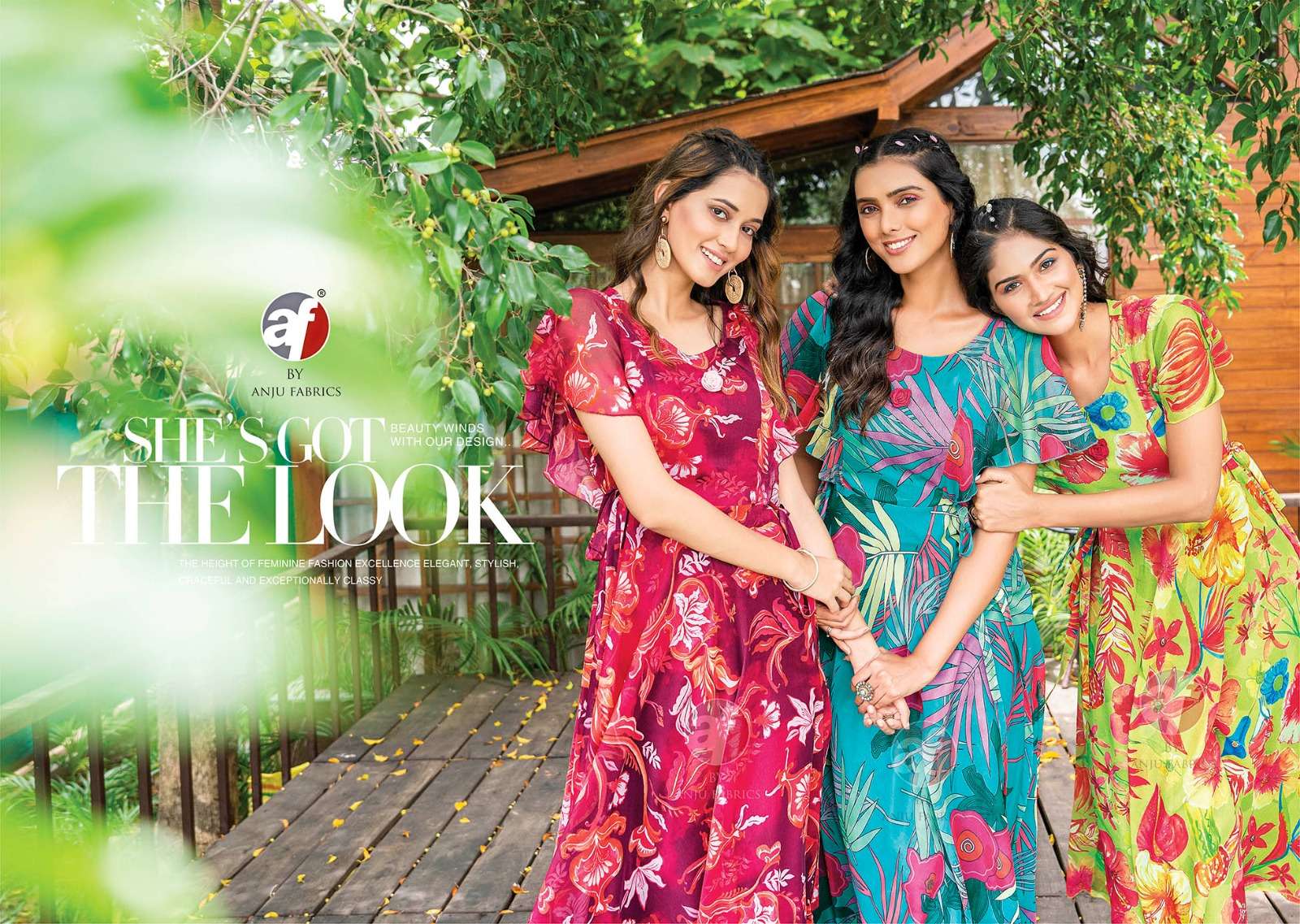 Anju Fabrics Coral Charm vol -3 Kurti Wholesale catalog