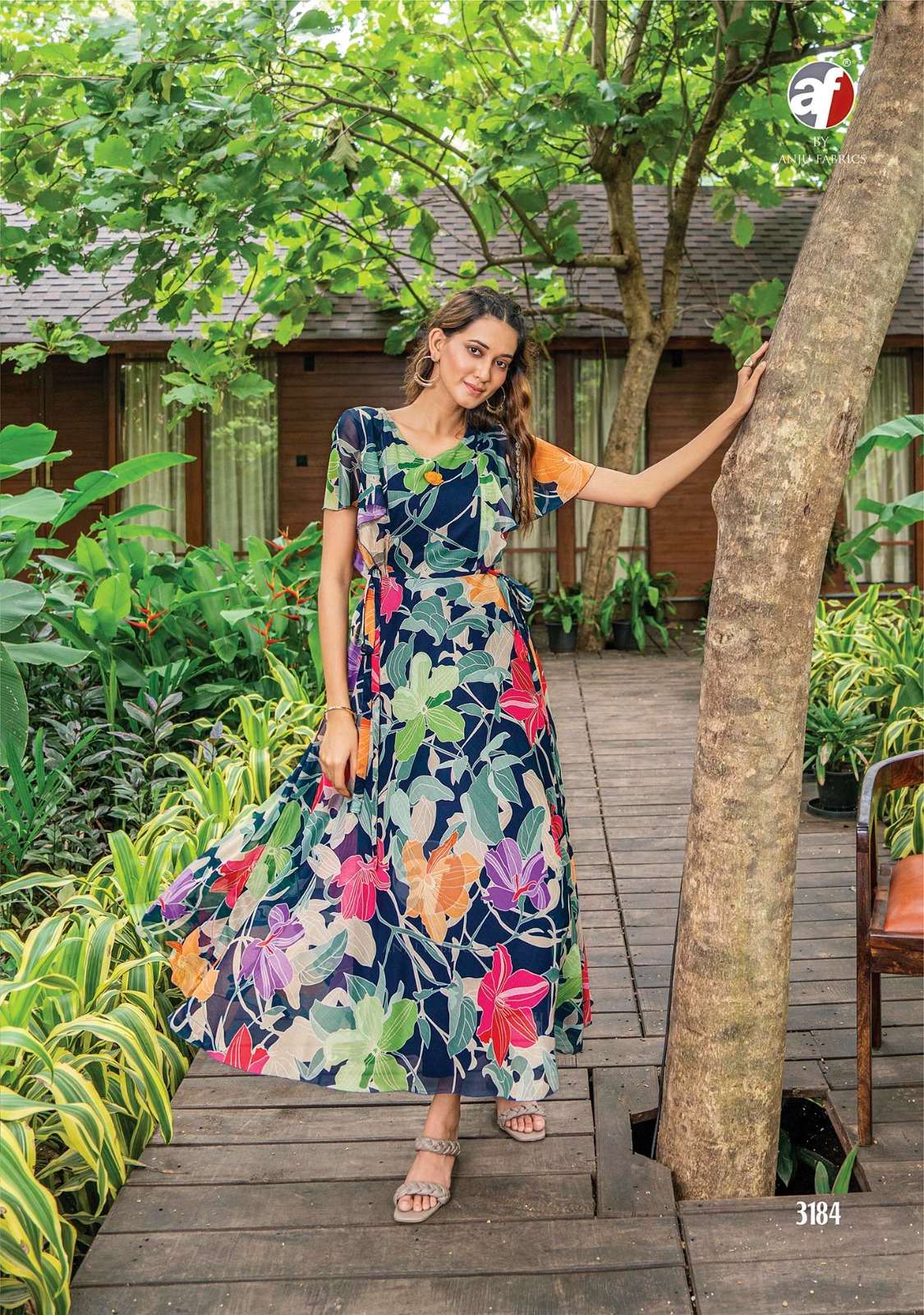 Anju Fabrics Coral Charm vol -3 Kurti Wholesale catalog