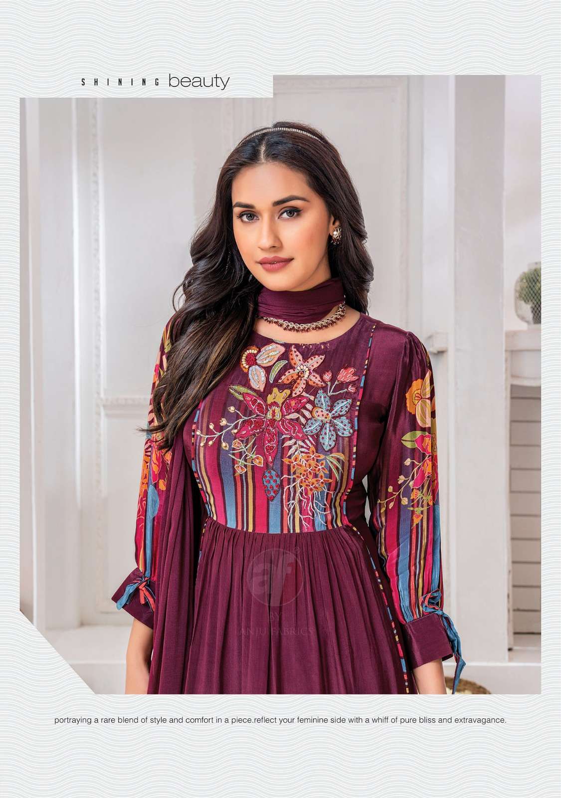 Anju Fabrics Happy Shades Kurti Wholesale catalog