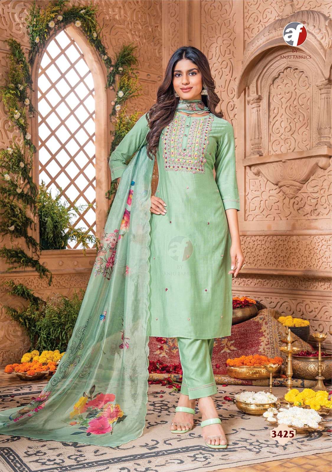 Anju Fabrics Real Touch vol -3 Kurti Wholesale catalog
