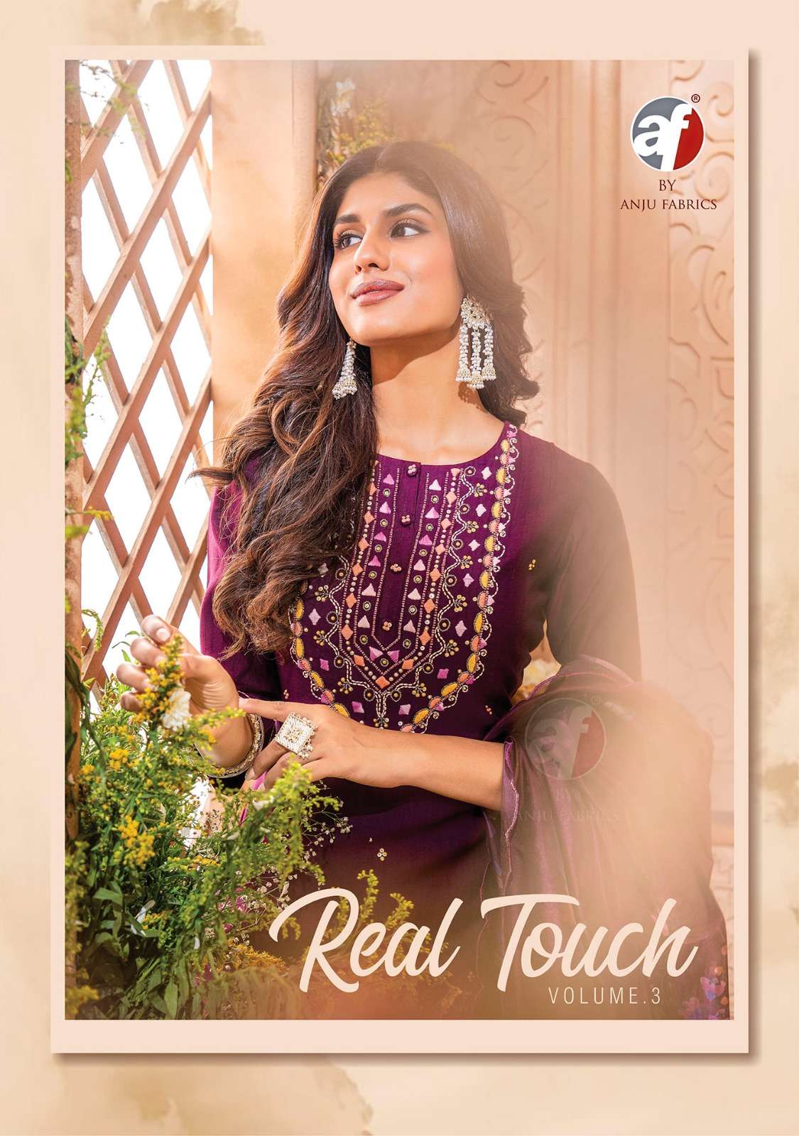 Anju Fabrics Real Touch vol -3 Kurti Wholesale catalog