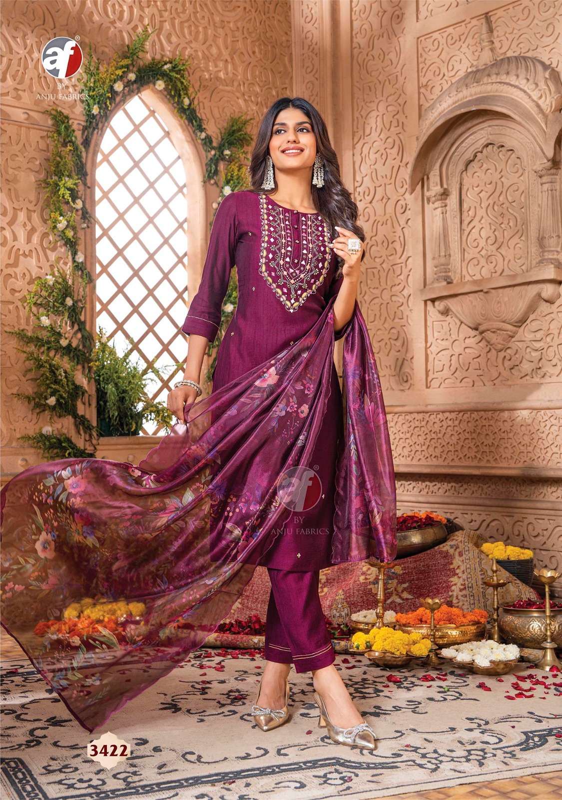 Anju Fabrics Real Touch vol -3 Kurti Wholesale catalog