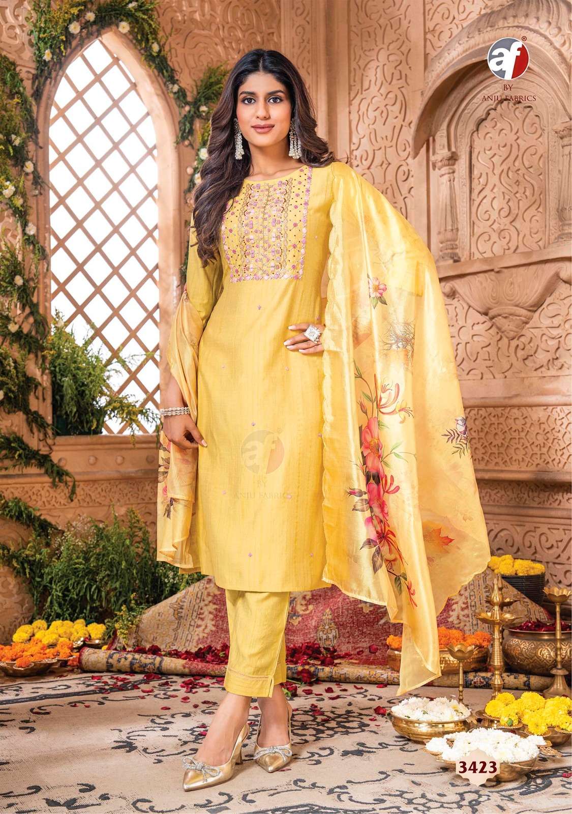 Anju Fabrics Real Touch vol -3 Kurti Wholesale catalog