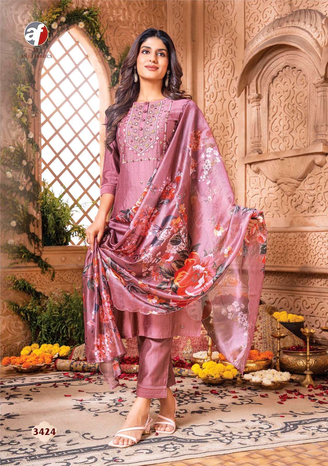 Anju Fabrics Real Touch vol -3 Kurti Wholesale catalog
