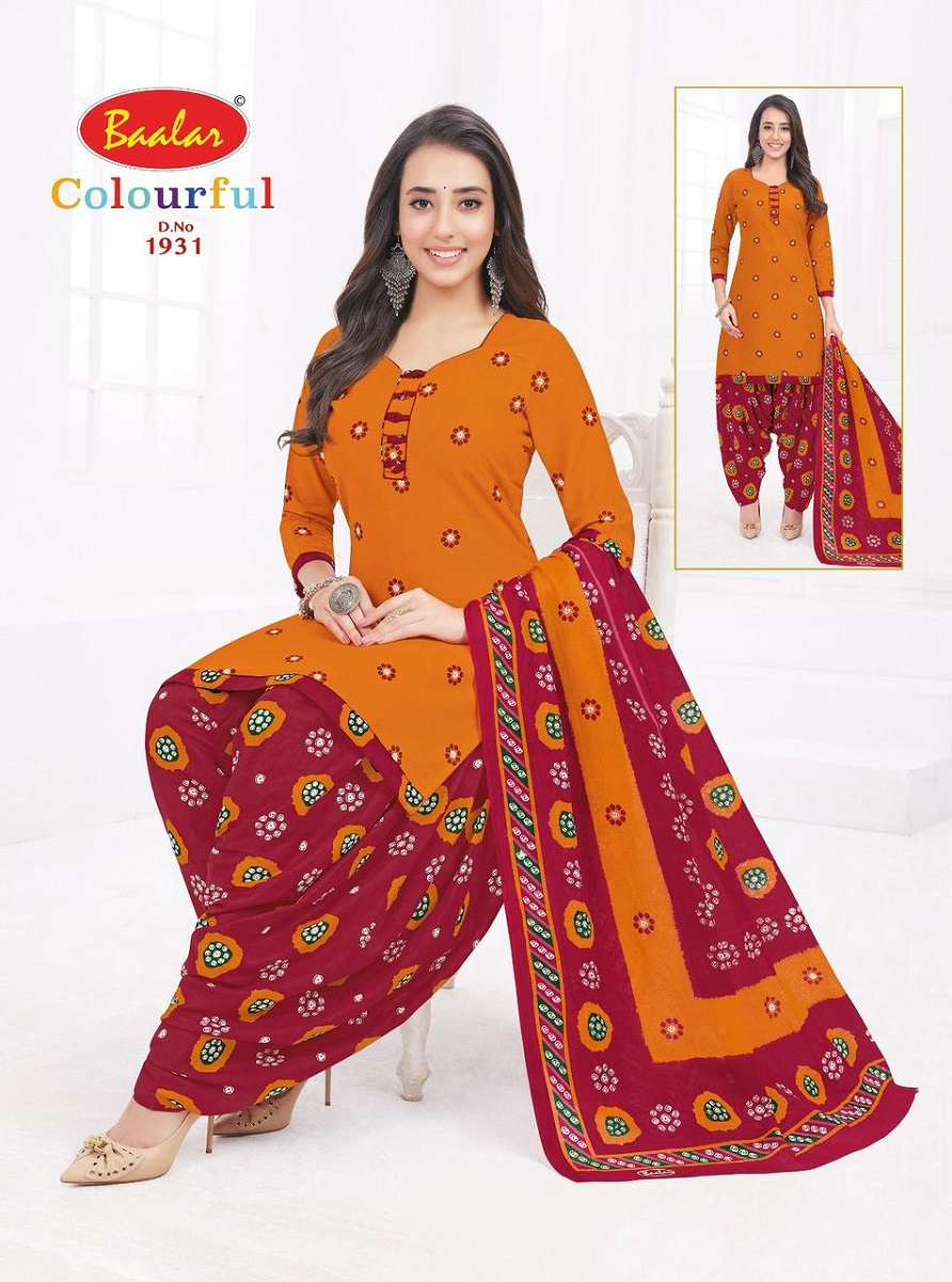 Baalar Colourfull Vol-19 -Dress Material -Dress Material