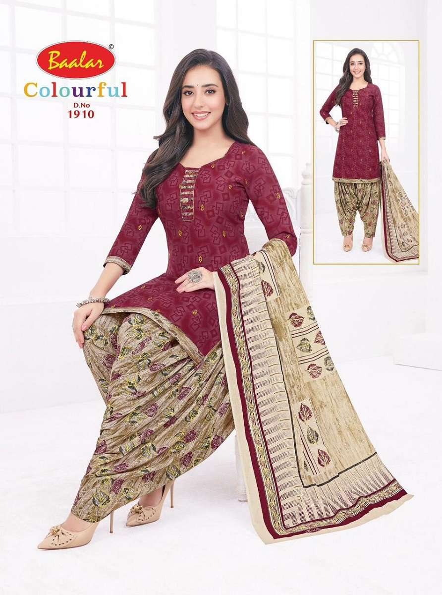 Baalar Colourfull Vol-19 -Dress Material -Dress Material
