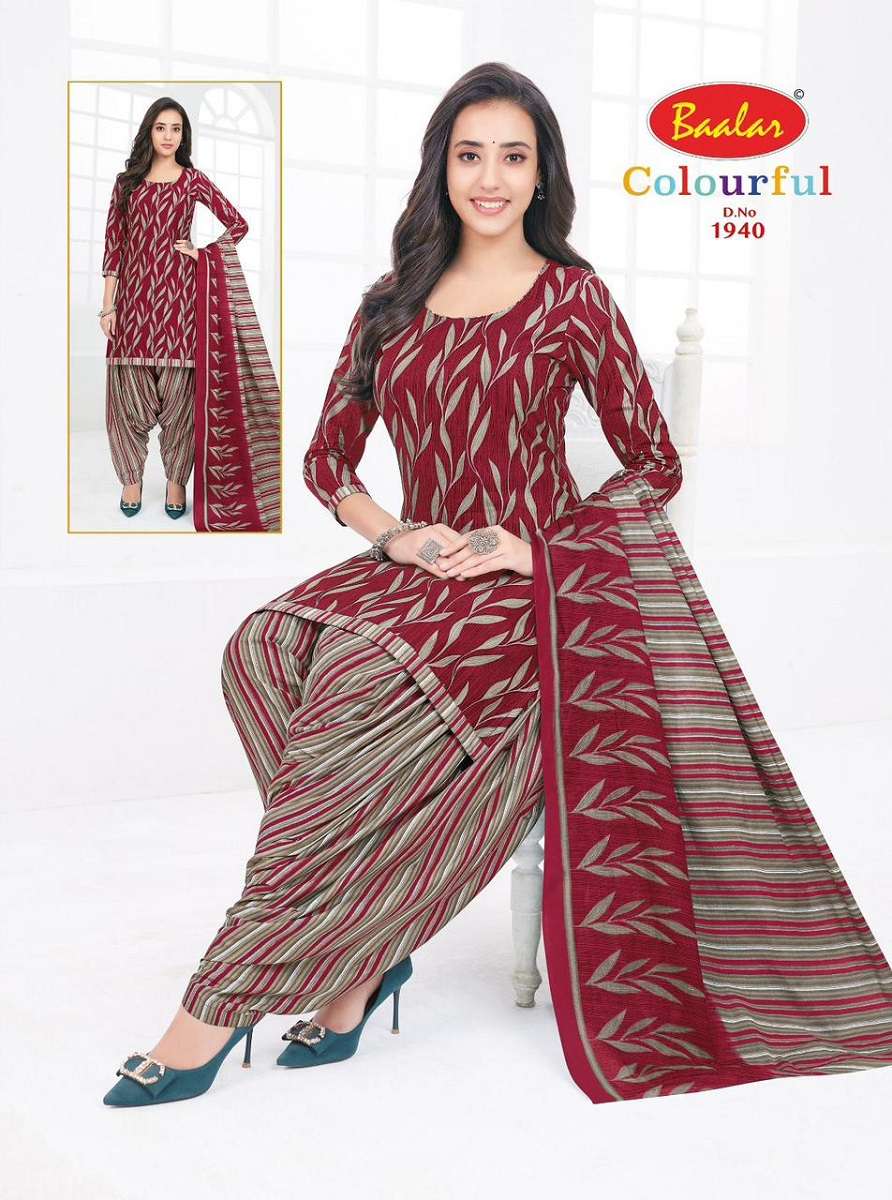 Baalar Colourfull Vol-19 -Dress Material -Dress Material