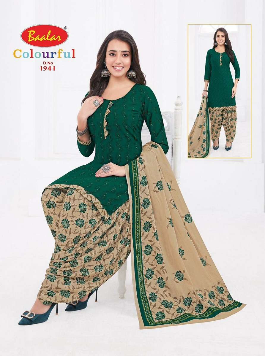 Baalar Colourfull Vol-19 -Dress Material -Dress Material