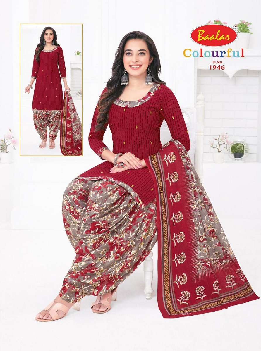 Baalar Colourfull Vol-19 -Dress Material -Dress Material