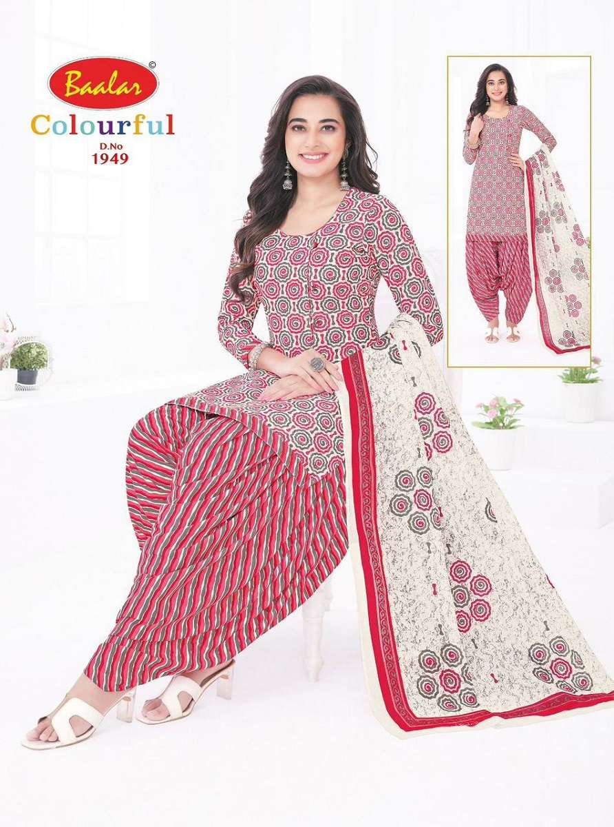 Baalar Colourfull Vol-19 -Dress Material -Dress Material