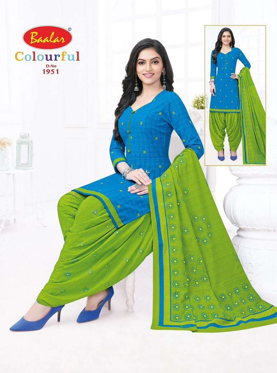 Baalar Colourfull Vol-19 -Dress Material -Dress Material