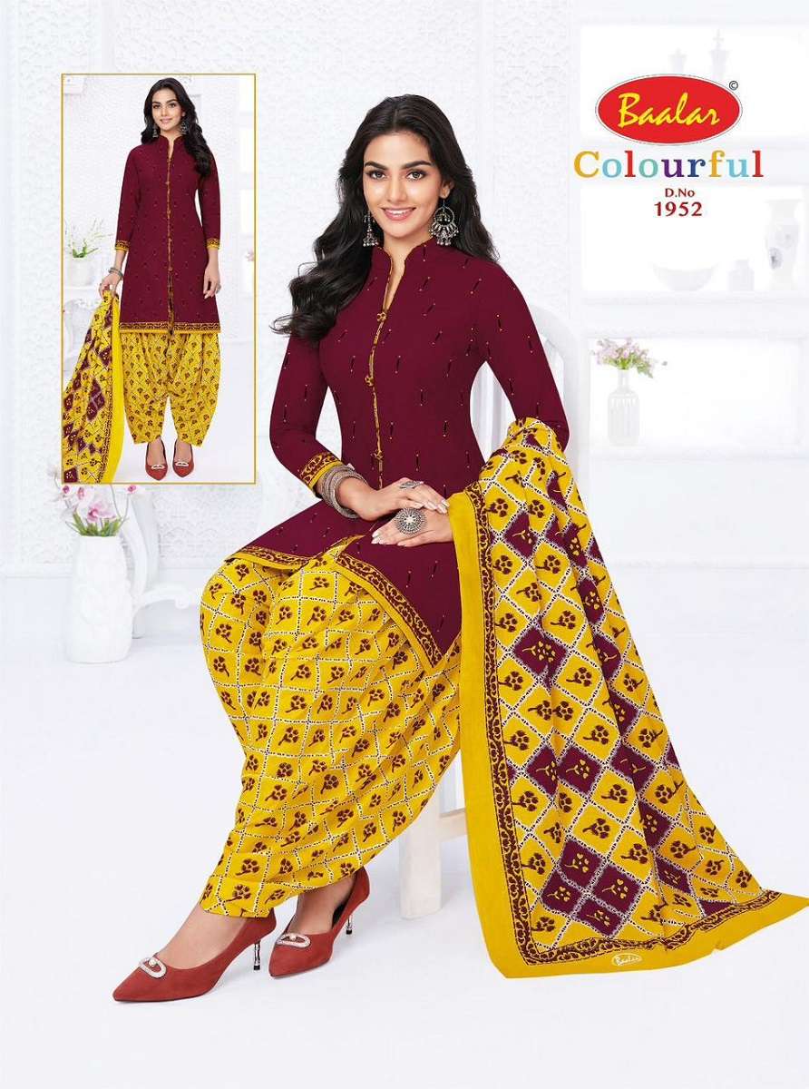 Baalar Colourfull Vol-19 -Dress Material -Dress Material