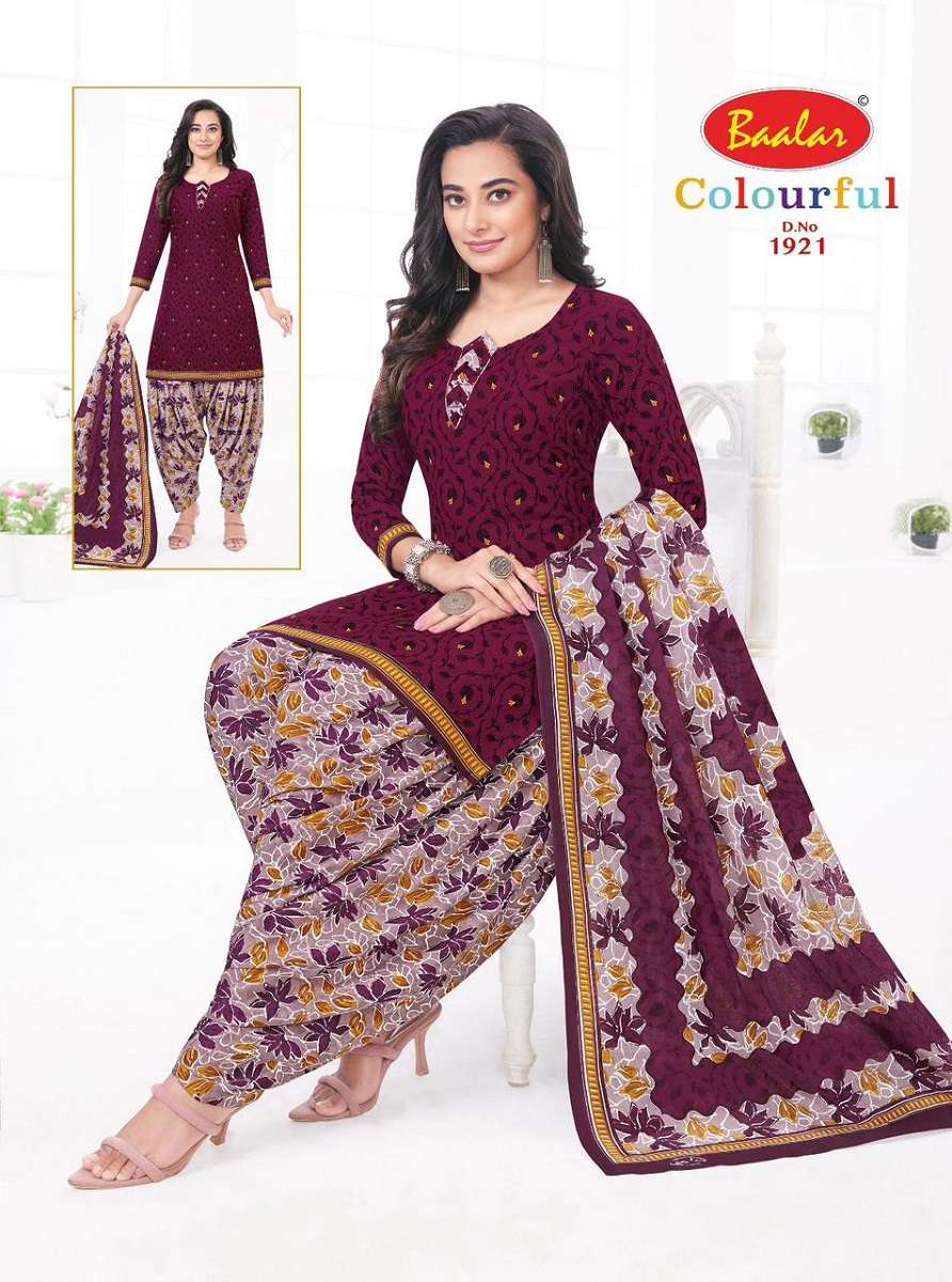 Baalar Colourfull Vol-19 -Dress Material -Dress Material