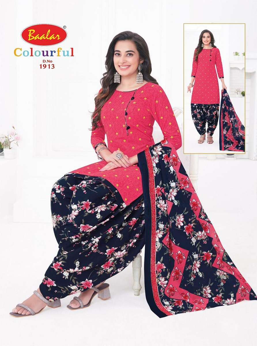 Baalar Colourfull Vol-19 -Dress Material -Dress Material