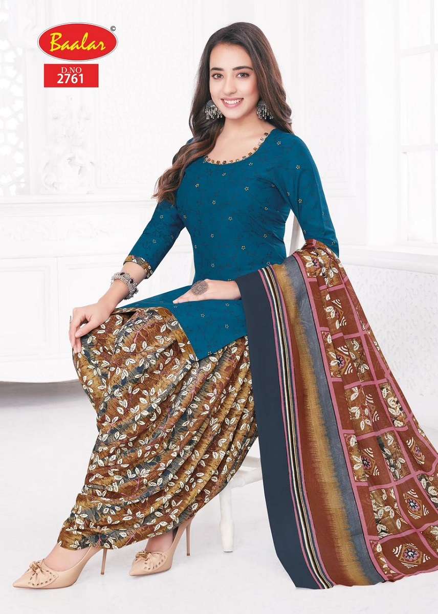 Baalar Zaara Patiyala Special Vol-27 -Dress Material -Wholesale Catalog