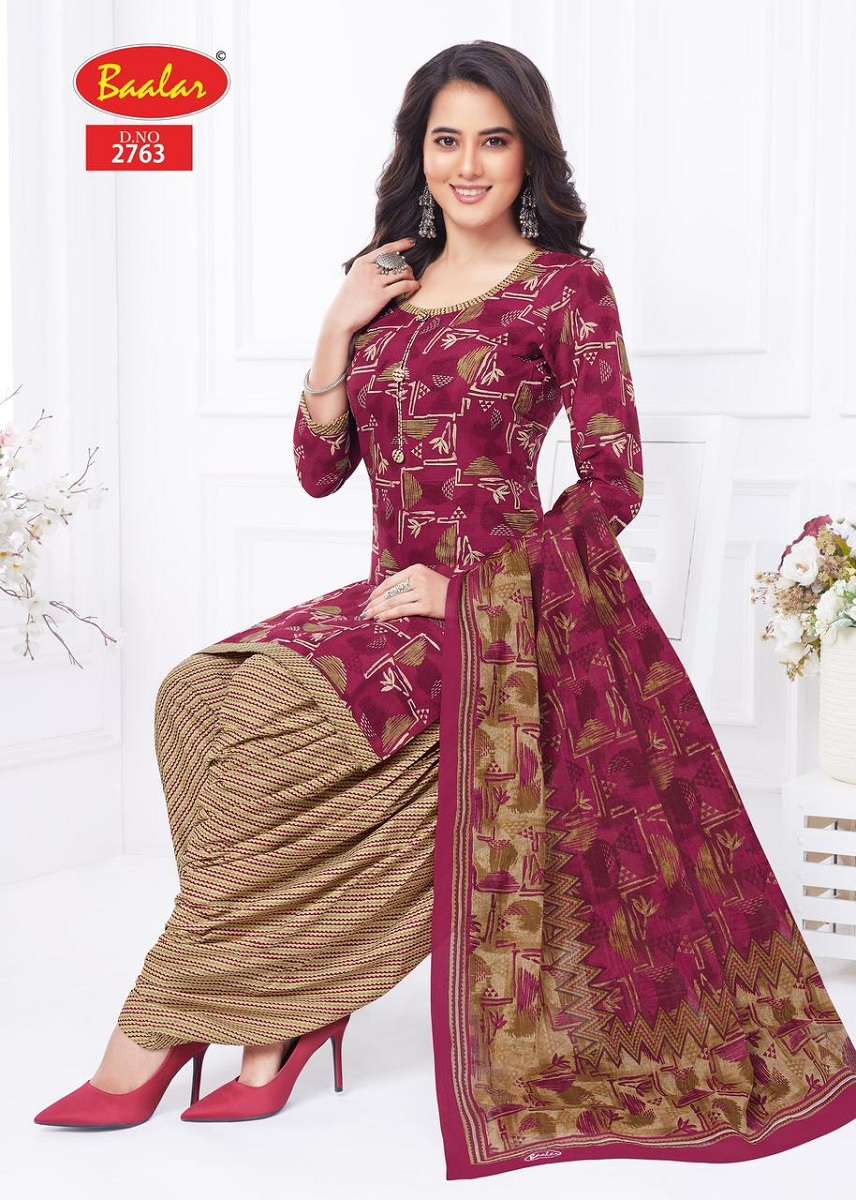 Baalar Zaara Patiyala Special Vol-27 -Dress Material -Wholesale Catalog