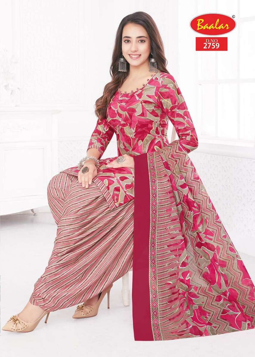 Baalar Zaara Patiyala Special Vol-27 -Dress Material -Wholesale Catalog