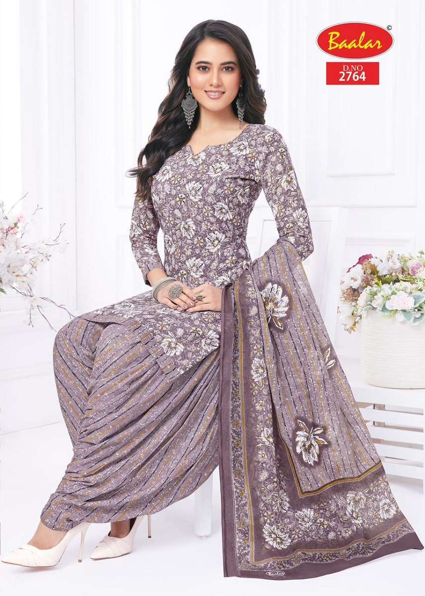 Baalar Zaara Patiyala Special Vol-27 -Dress Material -Wholesale Catalog