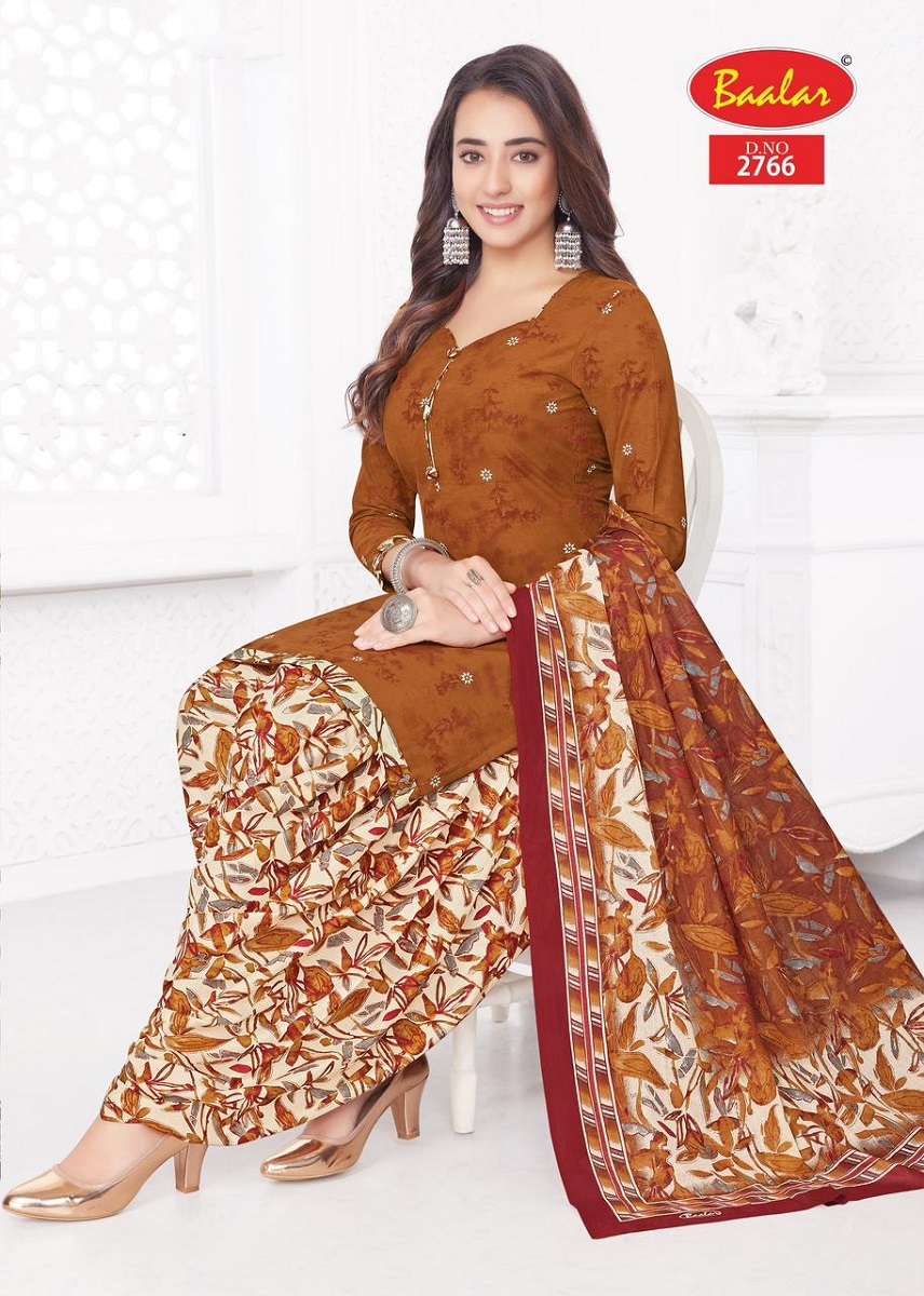 Baalar Zaara Patiyala Special Vol-27 -Dress Material -Wholesale Catalog