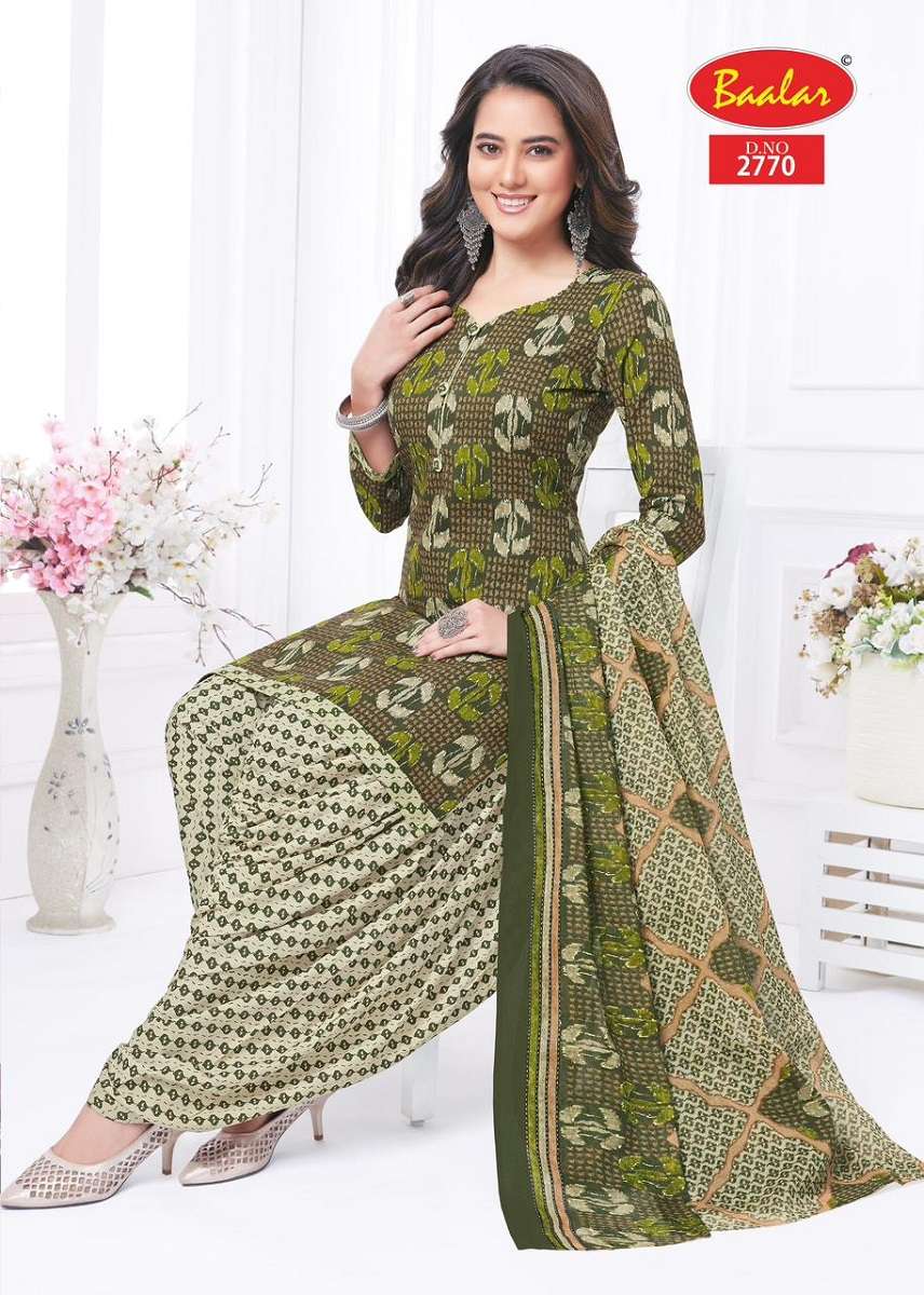Baalar Zaara Patiyala Special Vol-27 -Dress Material -Wholesale Catalog