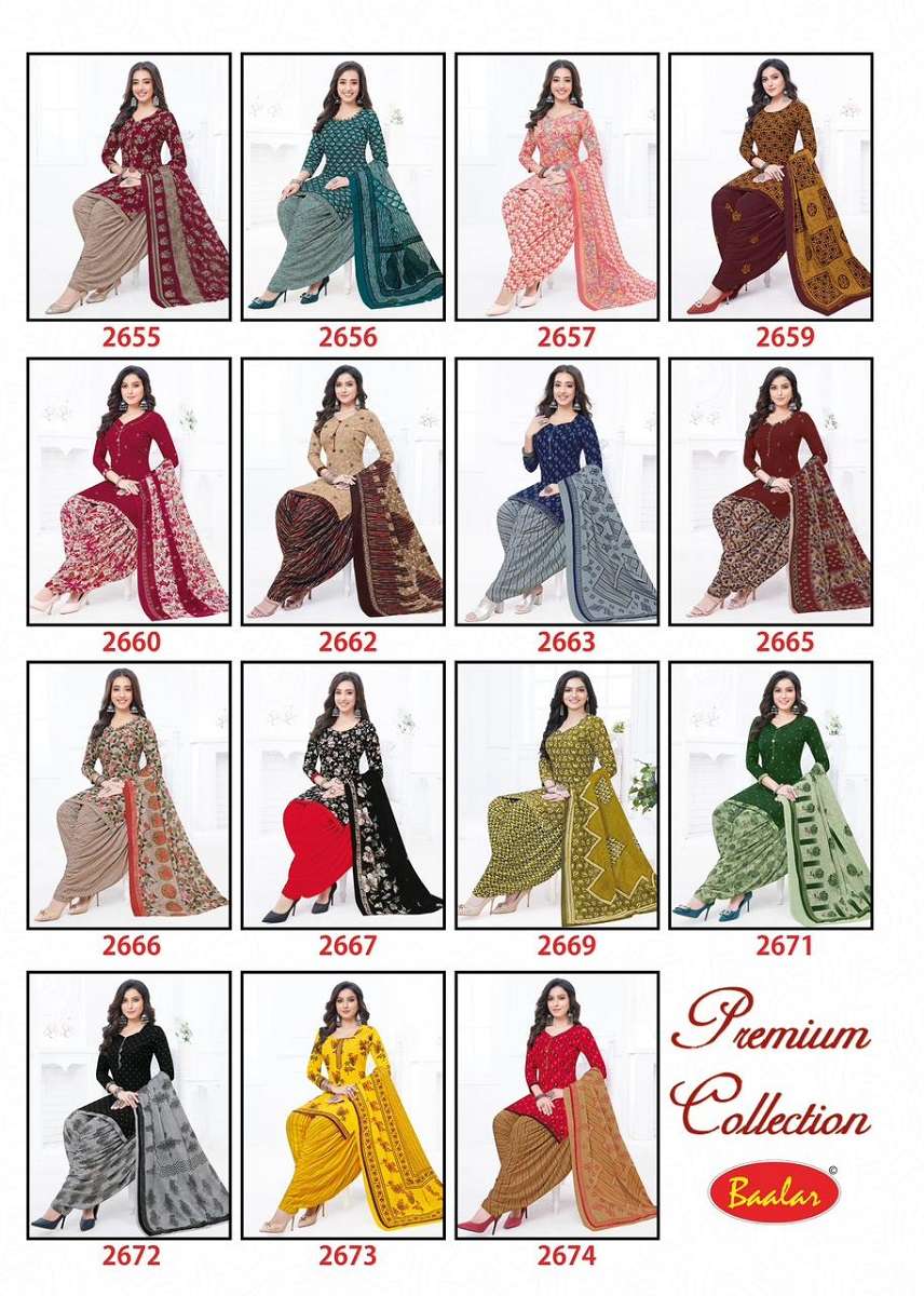 Baalar Zaara Patiyala Special Vol-27 -Dress Material -Wholesale Catalog