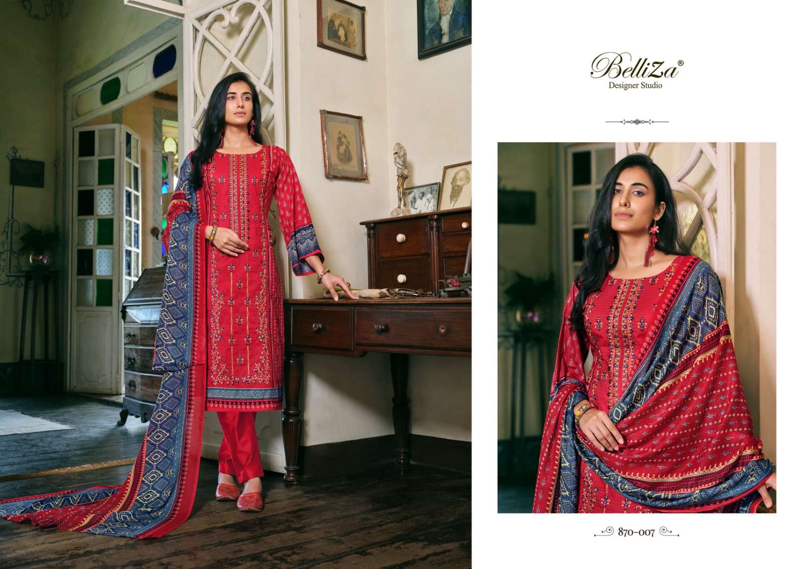 Belliza Bin Saeed Vol 2 Dress Material Wholesale catalog