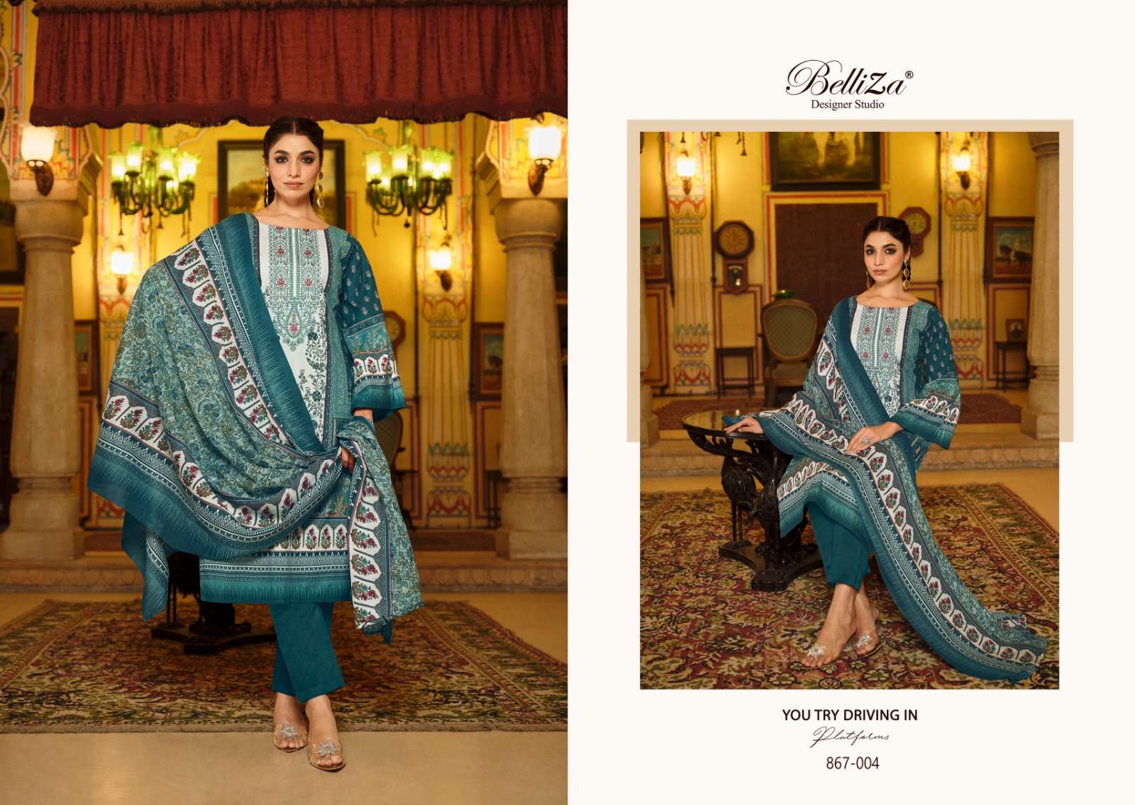 Belliza Naira Vol 29 Cotton Digital Printed Dress Material Wholesale catalog