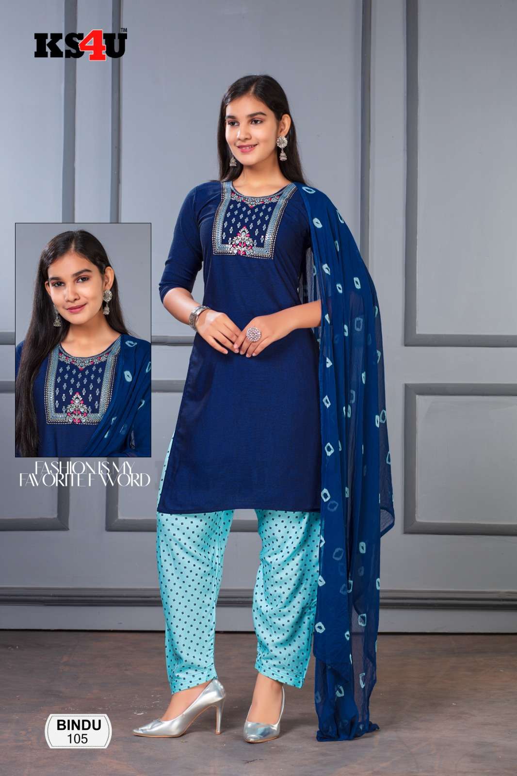 BINDU GIRL PATIYALA Dress Materials Wholesale catalog