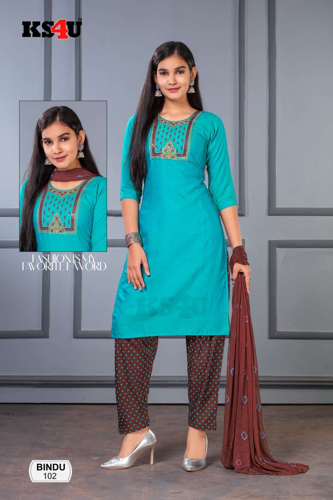 BINDU GIRL PATIYALA Dress Materials Wholesale catalog