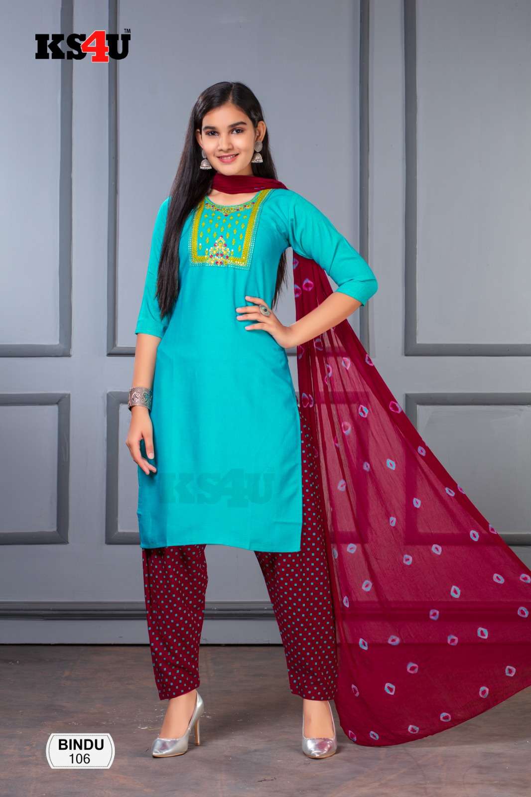 BINDU GIRL PATIYALA Dress Materials Wholesale catalog