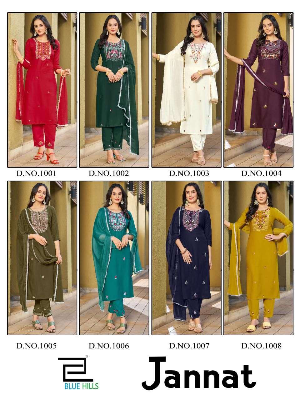 BLUE HILLS Jannat Kurti Wholesale catalog