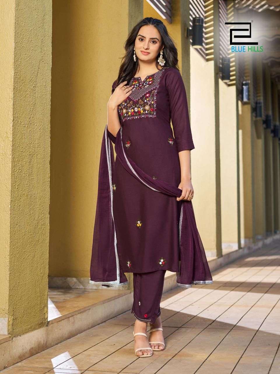 BLUE HILLS Jannat Kurti Wholesale catalog