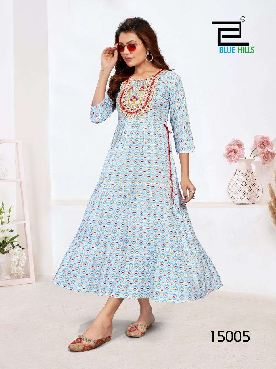 Blue Hills SARFARAZ VOL -15 Kurti Wholesale catalog