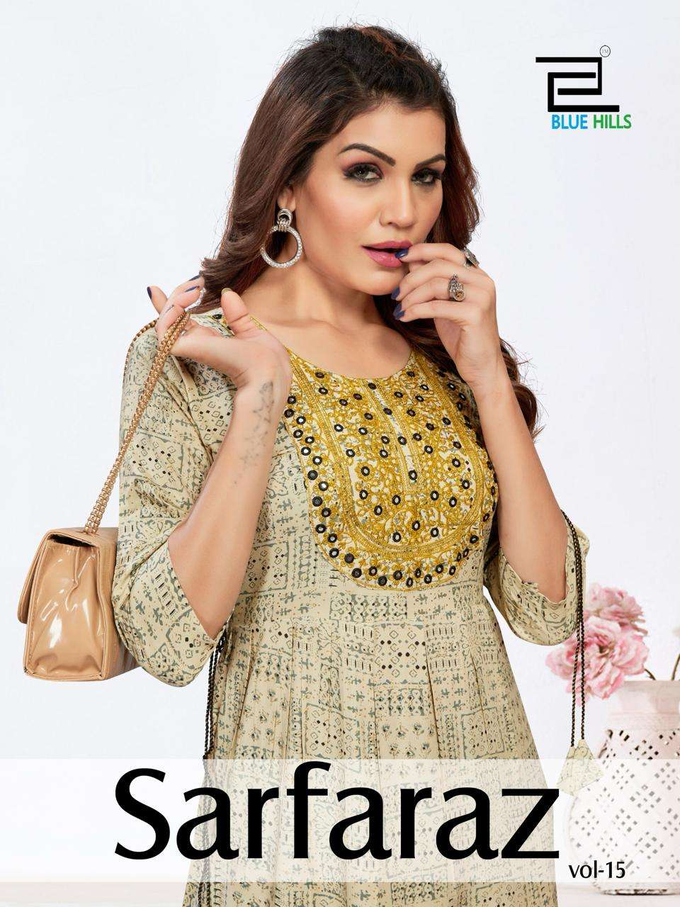 Blue Hills SARFARAZ VOL -15 Kurti Wholesale catalog