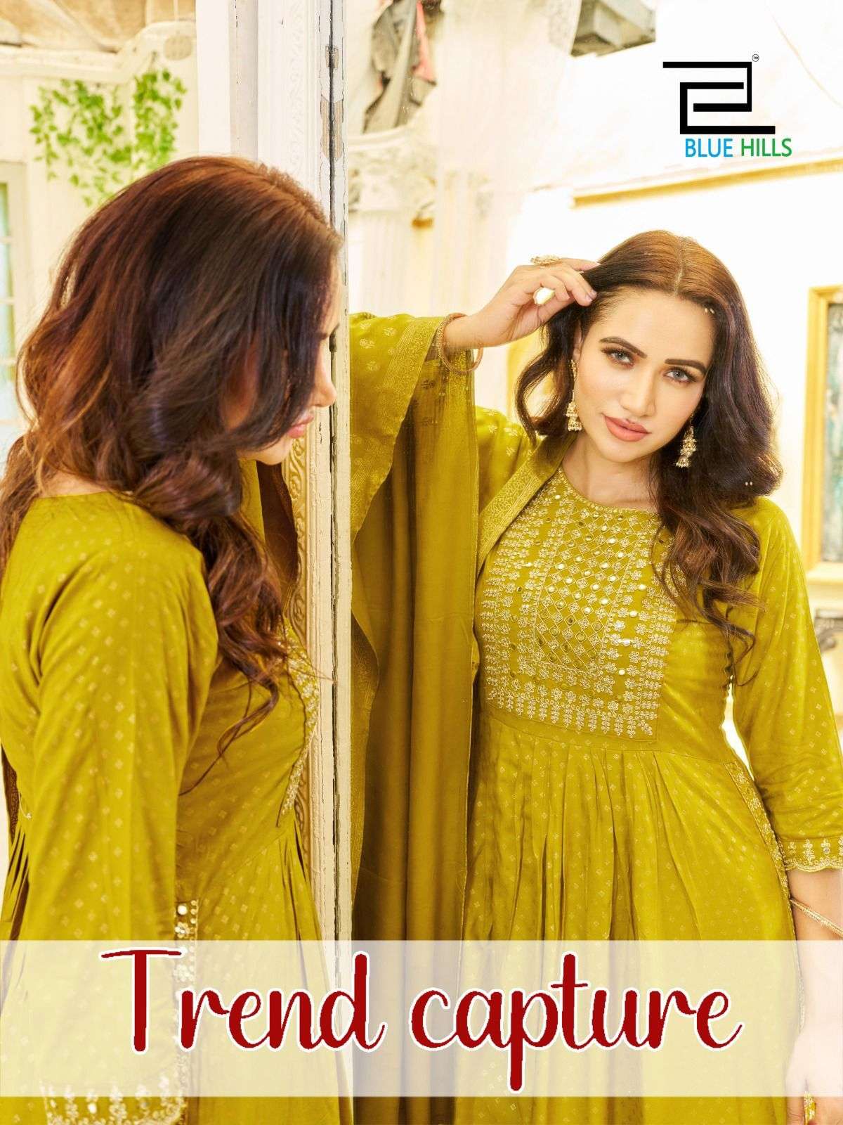 Blue Hills Trend Capture Kurti Wholesale catalog